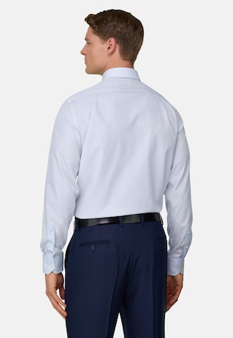 Coupe regular Chemise Boggi Milano en bleu