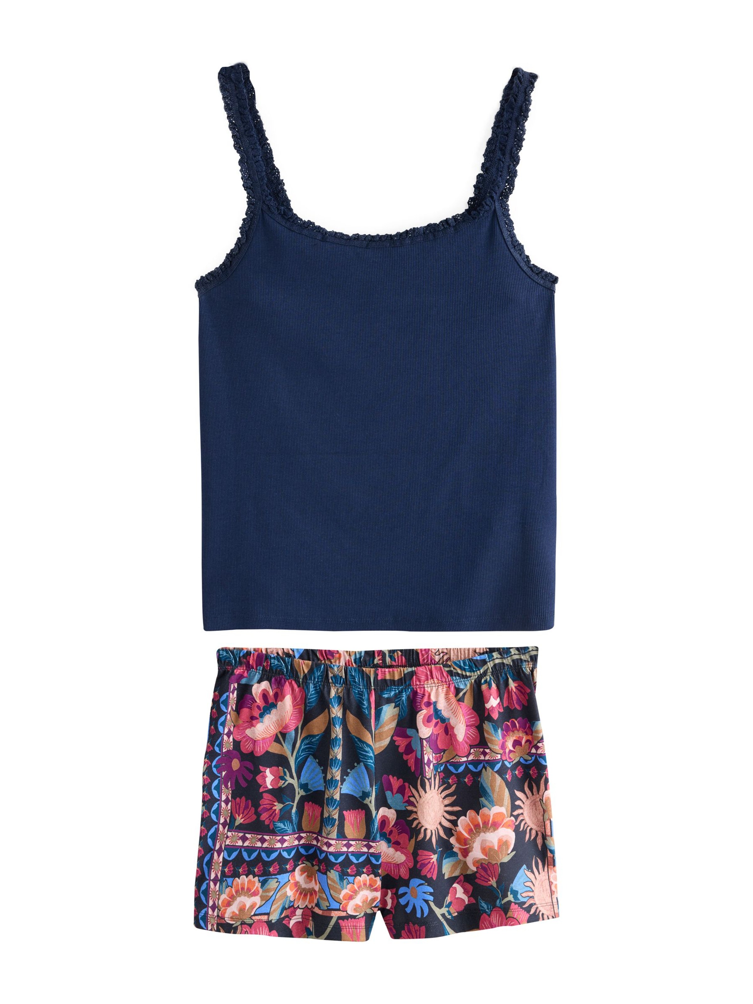 Shorty Next en bleu : devant