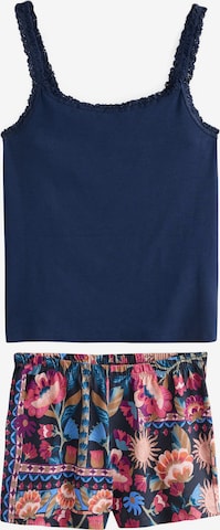 Shorty Next en bleu : devant