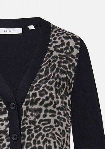 COMMA Knit cardigan in Black