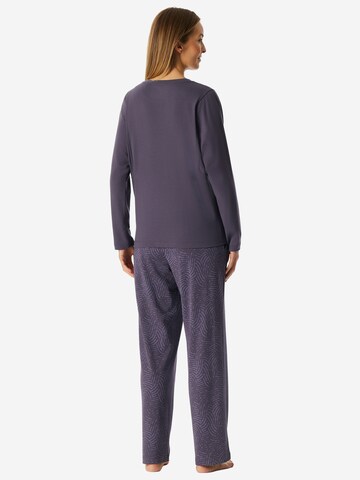Pyjama 'Selected Premium Warming' SCHIESSER en violet