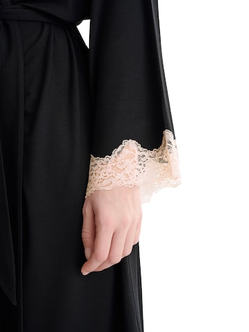 Lisca Morgenmantel 'Tania'‌‌‌‌‌‌ in Schwarz