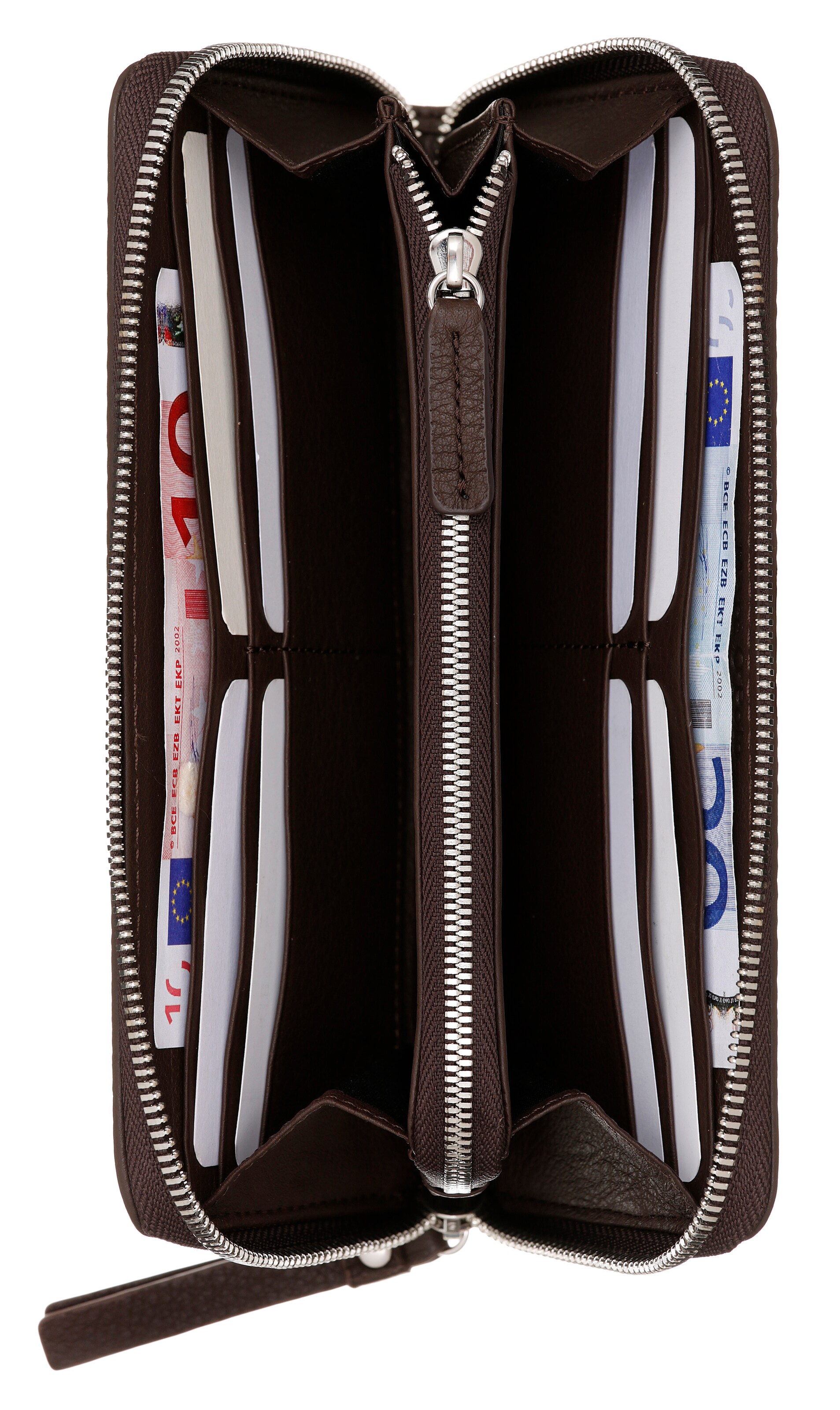 Marc O'Polo Portemonnee in Bruin