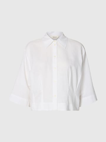 SELECTED - Blusa en blanco