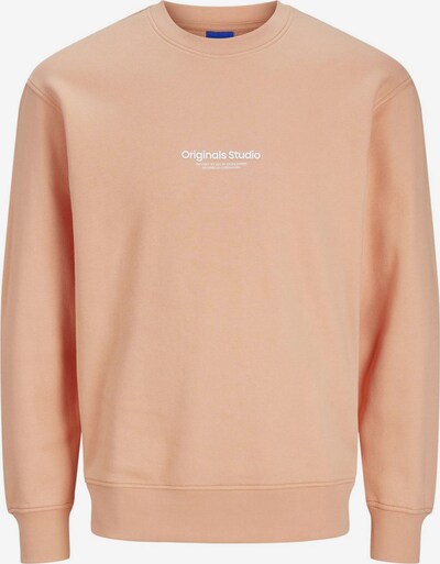 Jack & Jones Junior Sweatshirt in de kleur Oranje / Wit, Productweergave