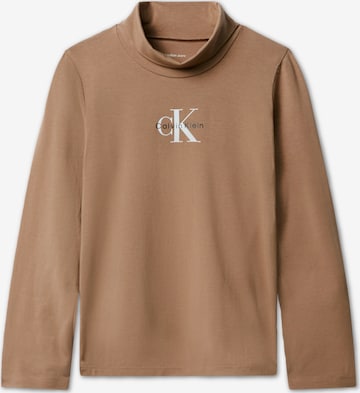 Calvin Klein Jeans Футболка в Коричневый: спереди