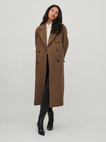 VILA Between-Seasons Coat 'Desse' in Brown