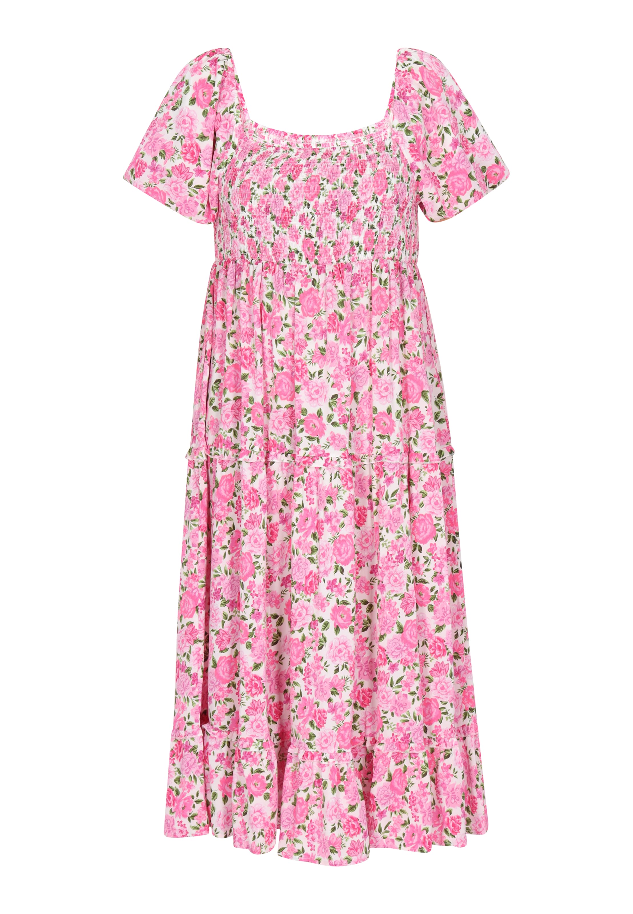 FRAULLY Summer dress in Pink: front