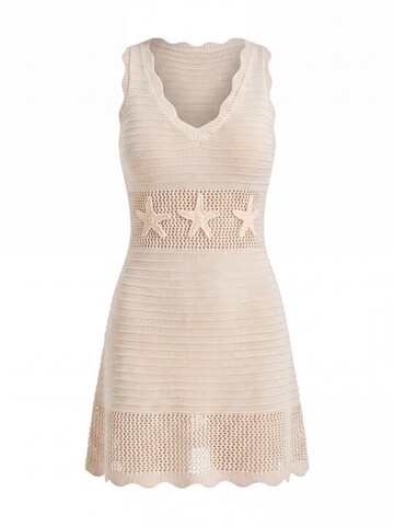 Cupshe - Vestido de praia em bege: frente
