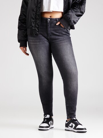 Skinny Jean 'CARWilly' ONLY Carmakoma en noir : devant