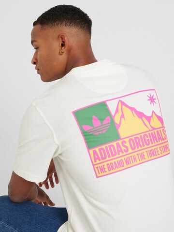 ADIDAS ORIGINALS - Camiseta 'SUMMIT NATURE' en blanco