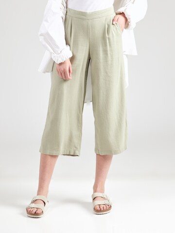 Wide leg Pantaloni con pieghe di ONLY in verde: frontale