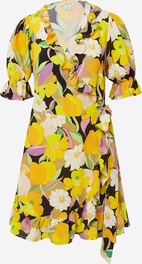 Oasis Kleid in gelb / lila / schwarz / weiß, Produktansicht