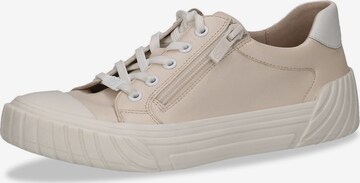 Baskets basses CAPRICE en beige : devant