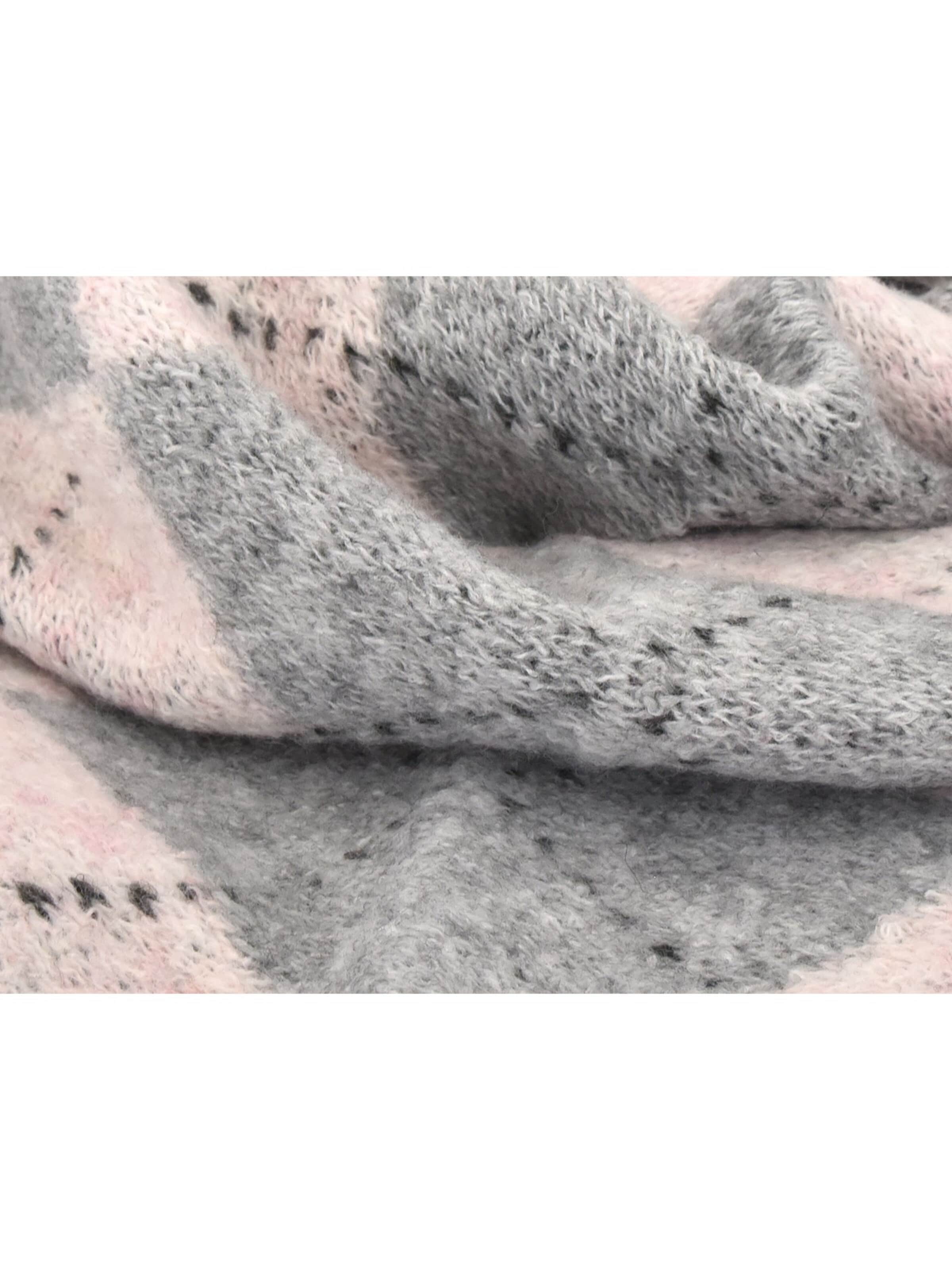 styleBREAKER Tuch 'Strick Dreieckstuch mit Argyle Muster & Wendeseite'‌‌‌‌‌‌ in Pink