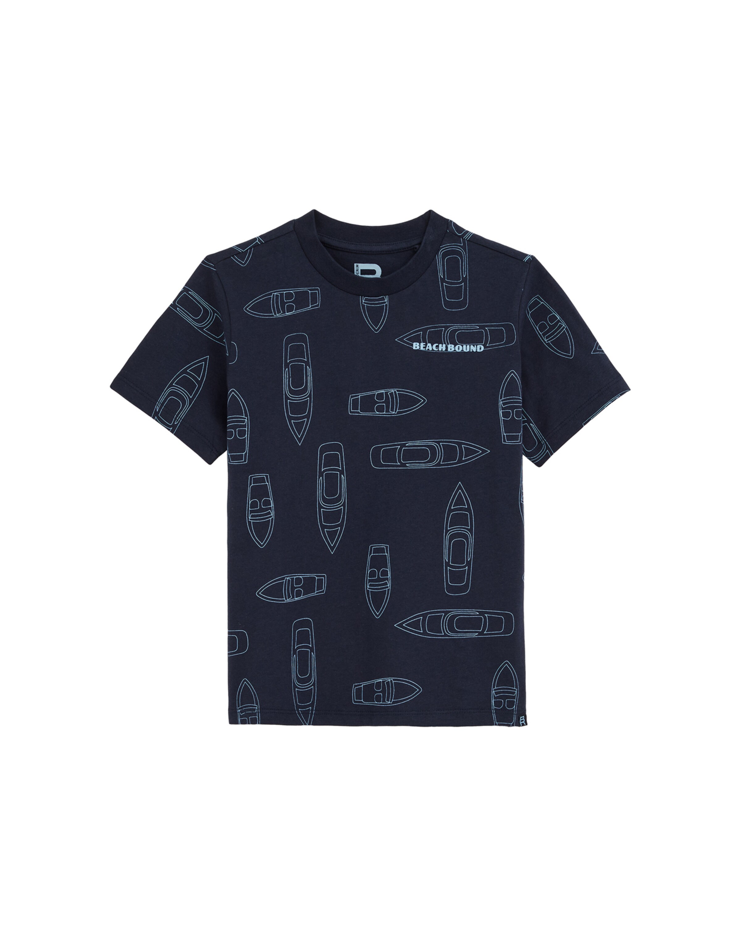 WE Fashion Póló - kék: elől