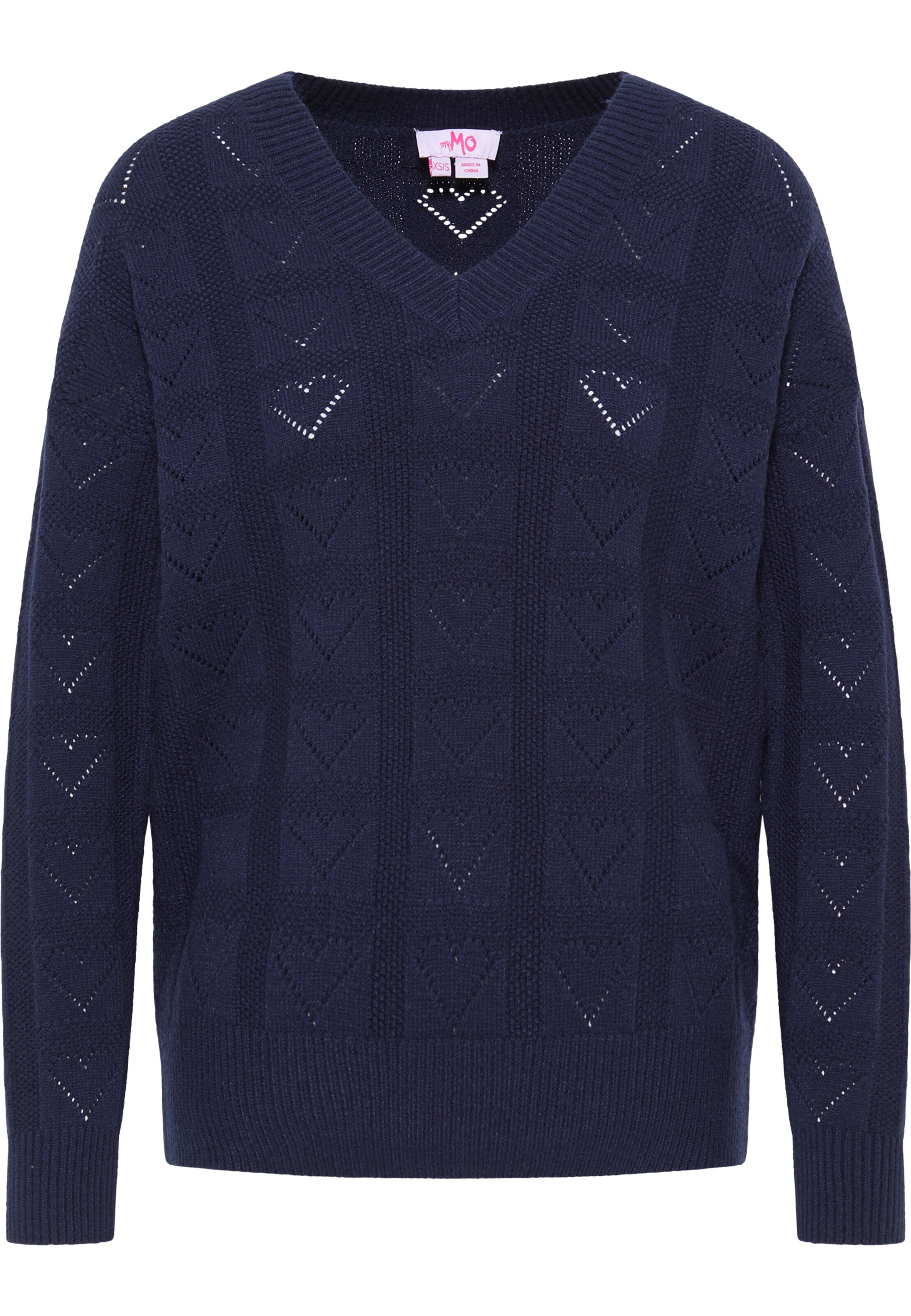 MYMO - Camisa em azul: frente