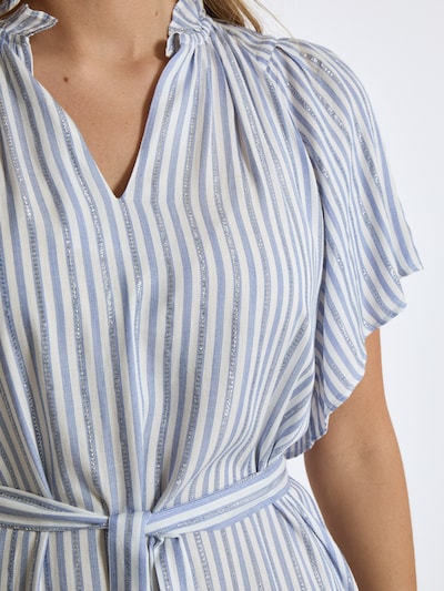 Peppercorn Dress 'Hailey' in Light blue / Silver / White, Item view