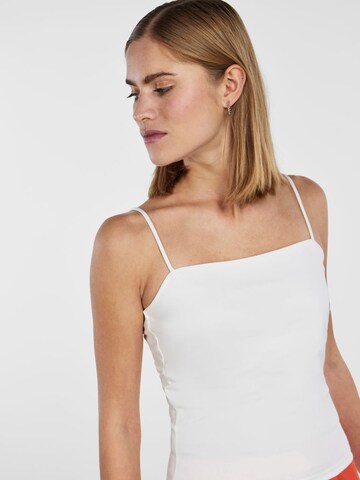 Top 'MINNI' di PIECES in bianco