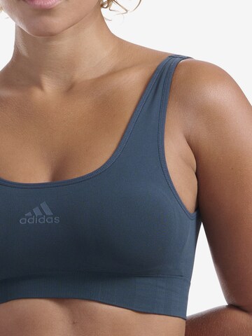 ADIDAS SPORTSWEAR Bralette Sports Bra ' SCOOP LOUNGE BRA ' in Blue