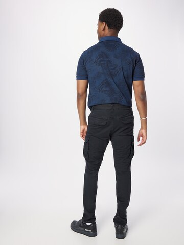 Regular Pantalon cargo 'Villiam' INDICODE JEANS en noir