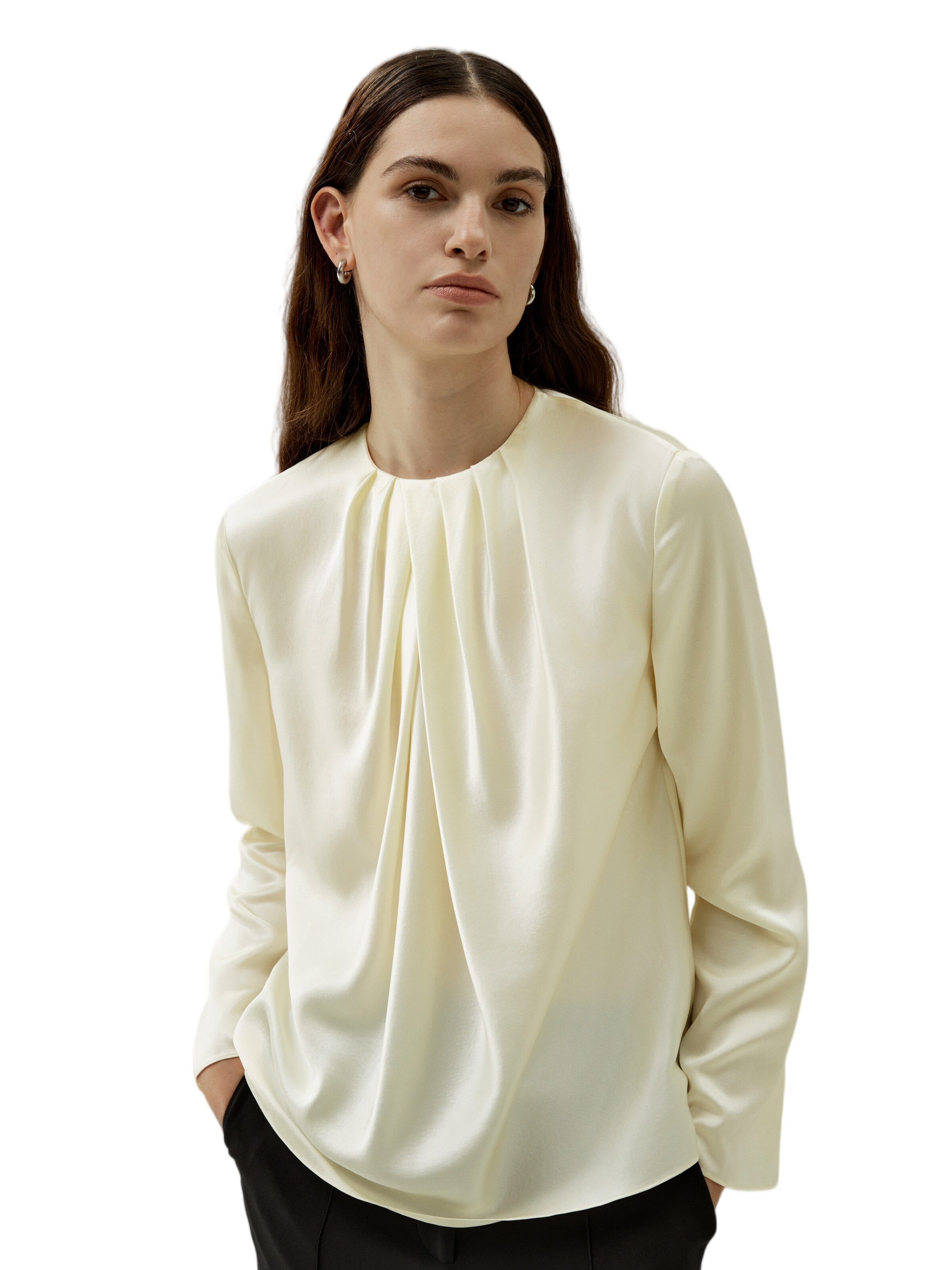 Lilysilk - Camiseta tradicional en amarillo: frente