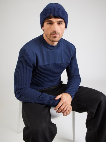 G-STAR Svetr 'Army' – modrá: přední strana