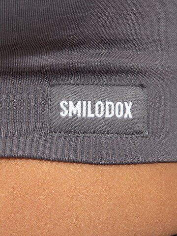 Bustier Soutien-gorge de sport ' Solid Scrunch ' Smilodox en gris