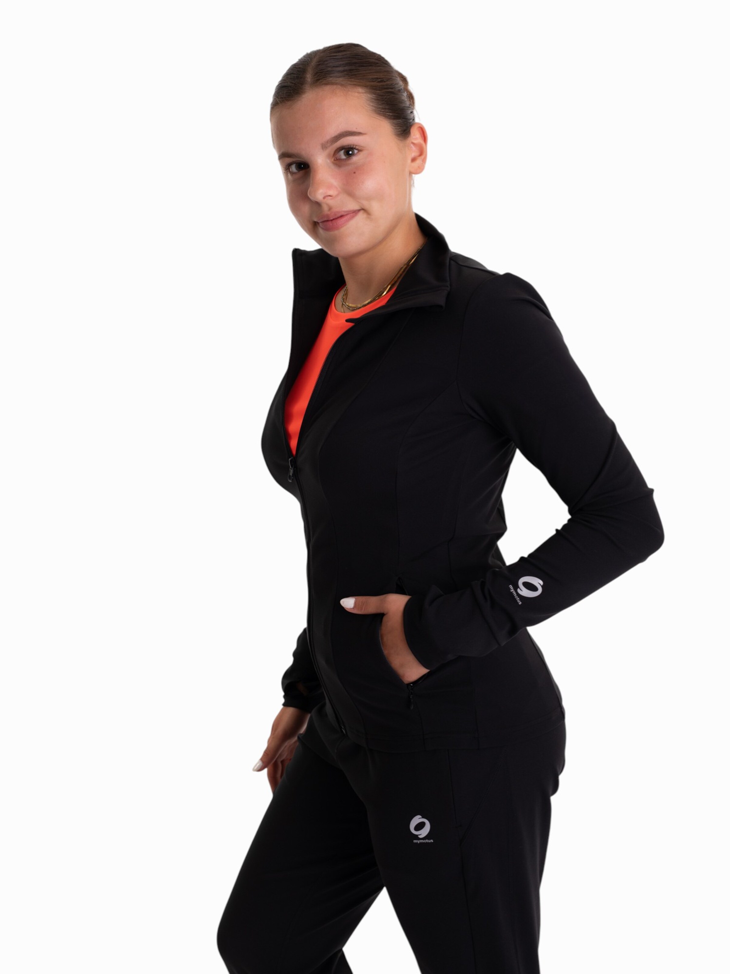 mymotus Training jacket 'mymotus®, ladies comfort jacket RW41' in Black