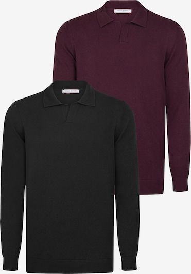 Felix Hardy Sweter w kolorze czerwone wino / czarnym, Podgląd produktu