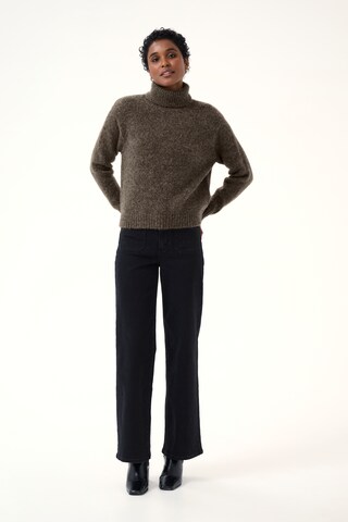 Kaffe Sweater 'KA Trina' in Brown
