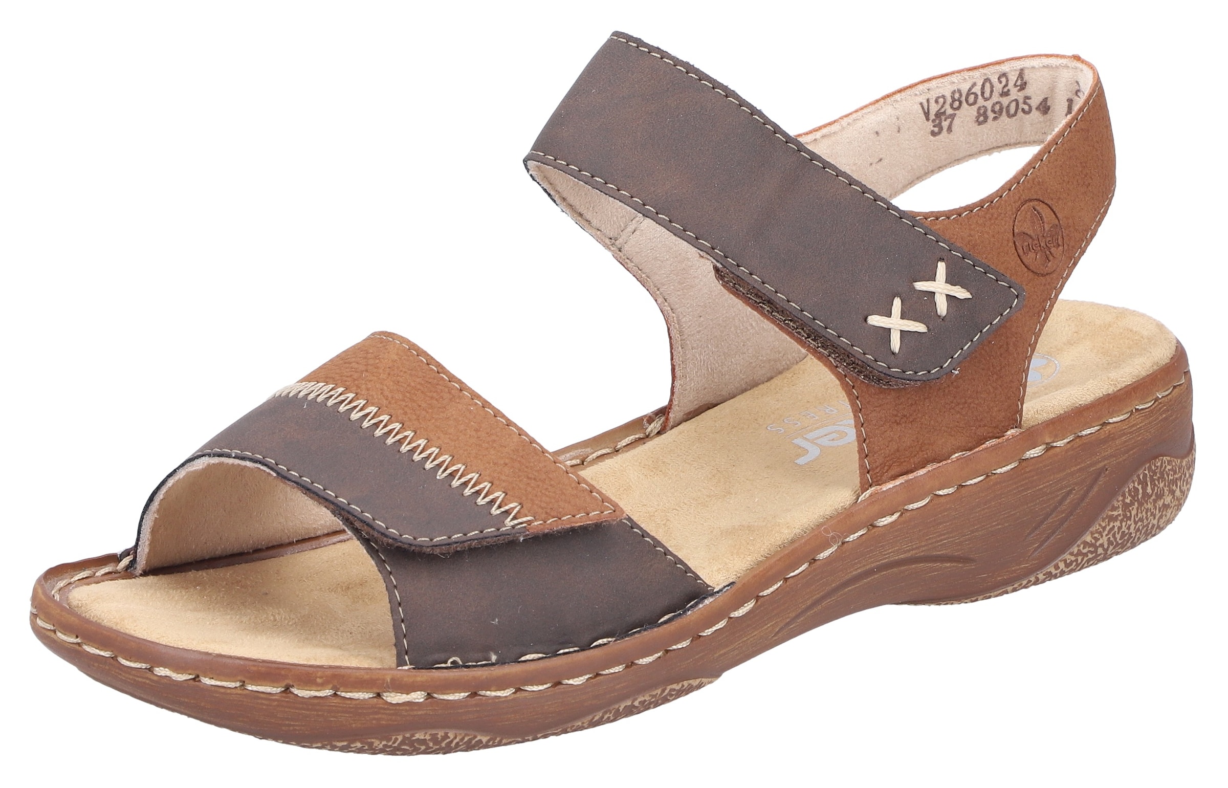 Rieker Sandals in Brown: front