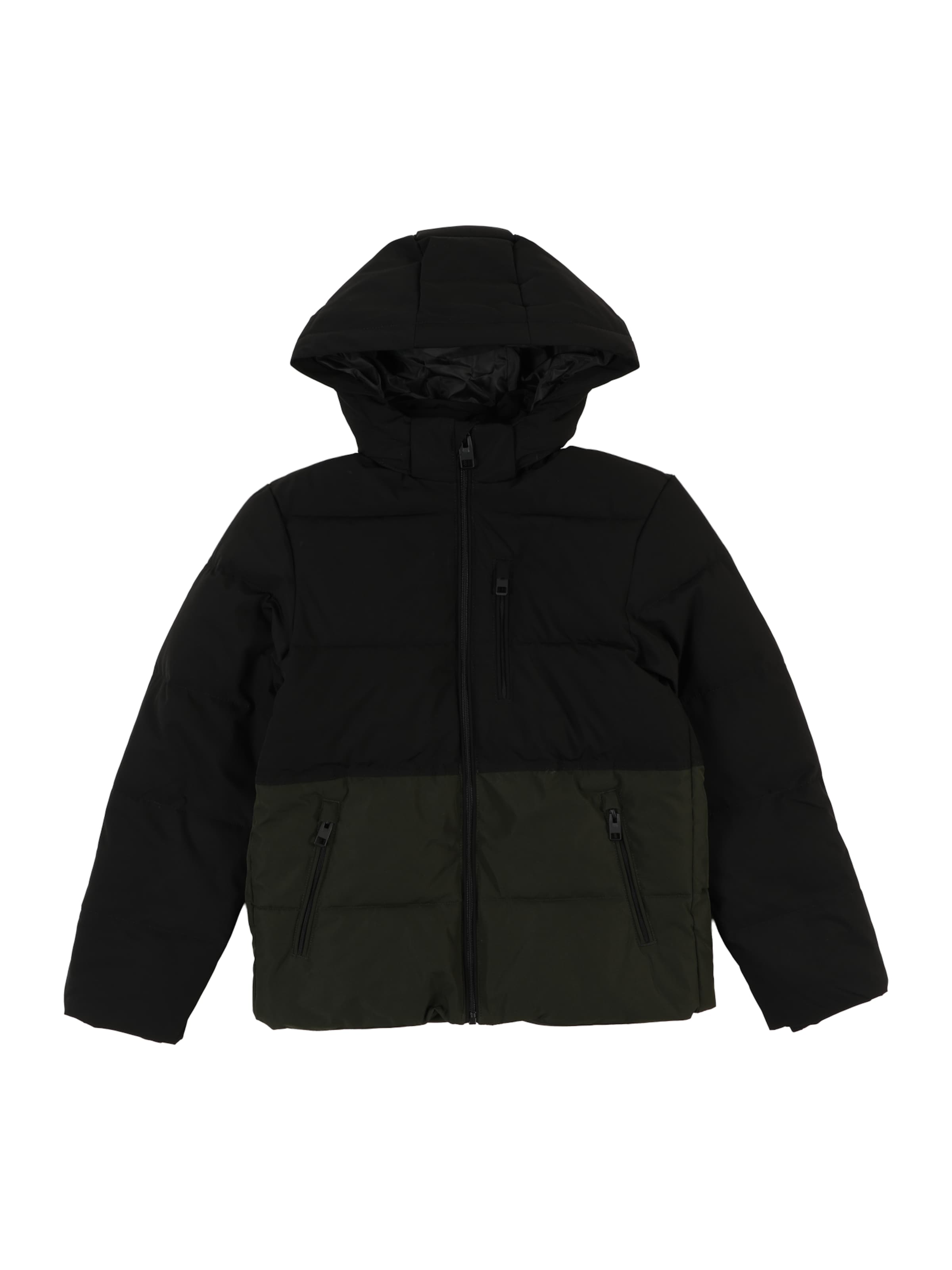Jack & Jones Junior Winter Jacket 'JJEOwen' in Green: front