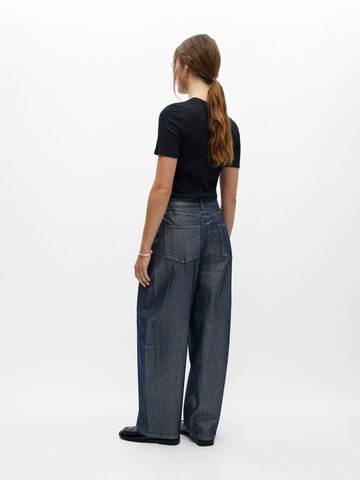 Barrel Jean 'OBJMOJI' OBJECT en bleu