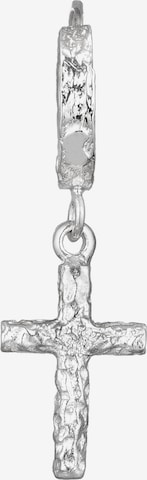 Boucles d'oreilles 'Kreuz' KUZZOI en argent : devant