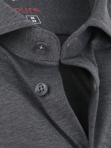 PURE Slim fit Overhemd in Grijs