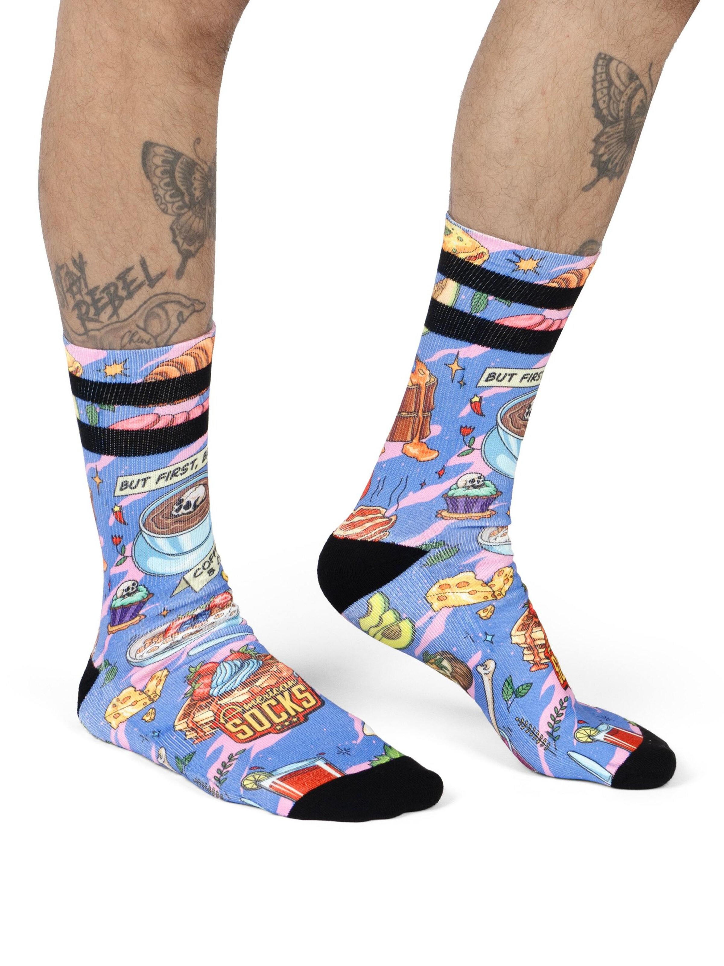 American Socks - Calcetines 'Brunch' en azul