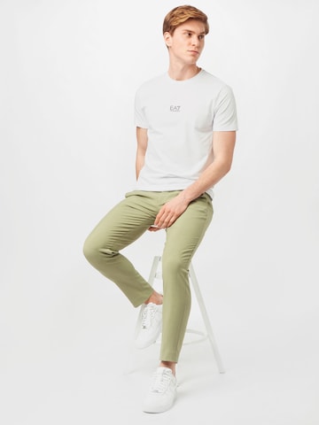 Lindbergh Slimfit Παντελόνι με τσάκιση 'Club' σε πράσινο