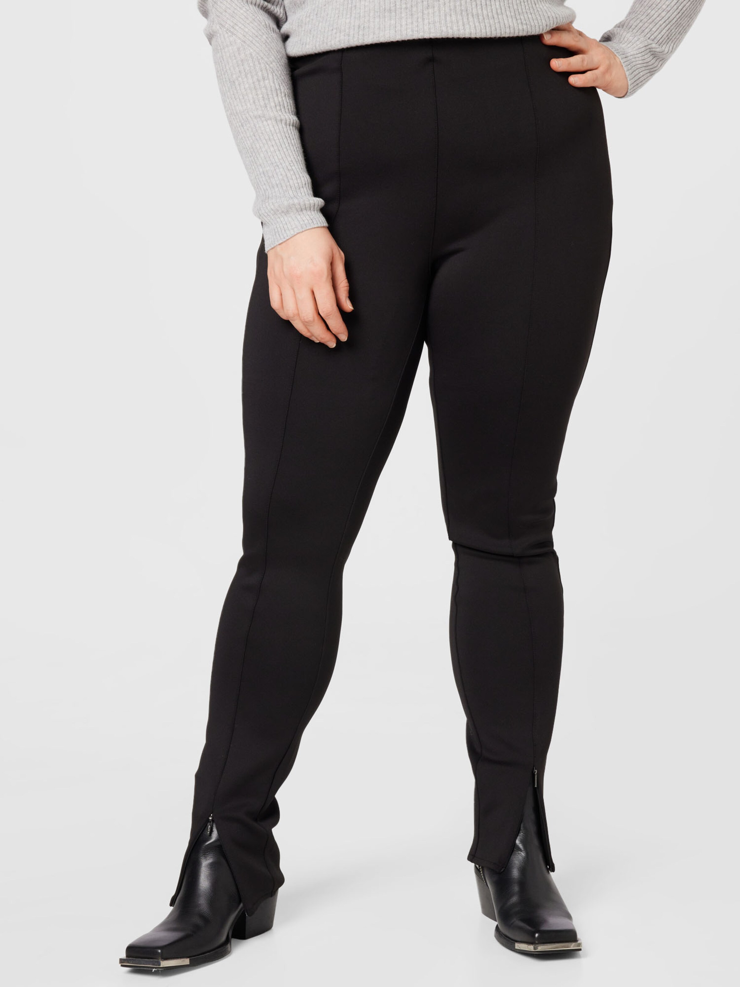 Frauen Große Größen Calvin Klein Curve Hose in Schwarz - MF48293