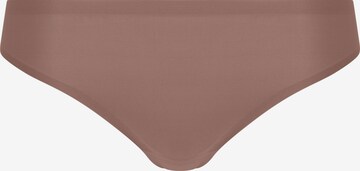 Chantelle Thong in Brown: front