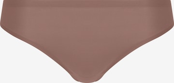 Chantelle Thong in Brown: front