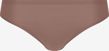 Chantelle Thong in Brown: front