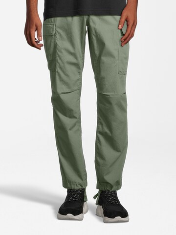 AÉROPOSTALE Regular Cargo Pants in Green: front