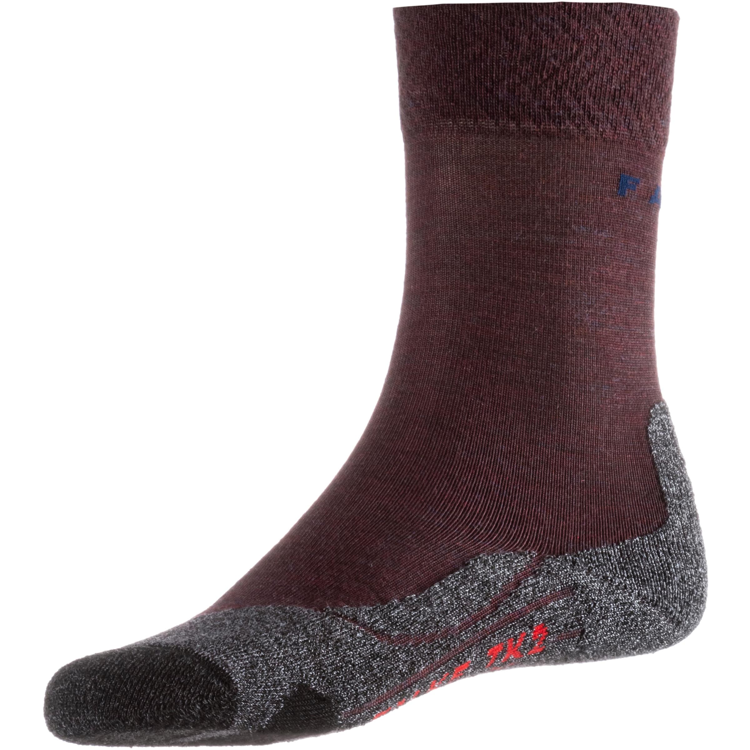 FALKE Athletic Socks 'TK2 Melange' in Red: front