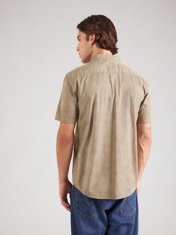 QS Regular fit Πουκάμισο σε πράσινο