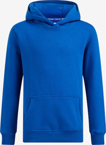 WE Fashion Sweatshirt in Blauw: voorkant