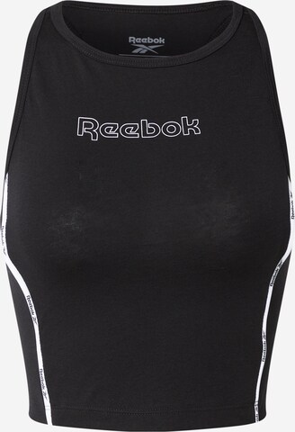 Haut de sport Reebok en noir : devant