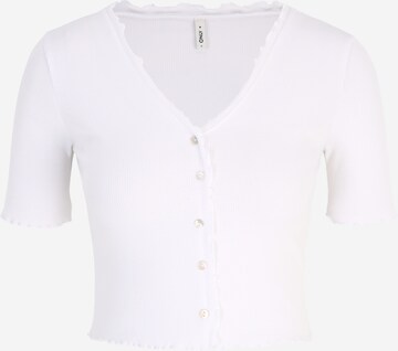 Only Petite Shirt 'LAILA' in White: front