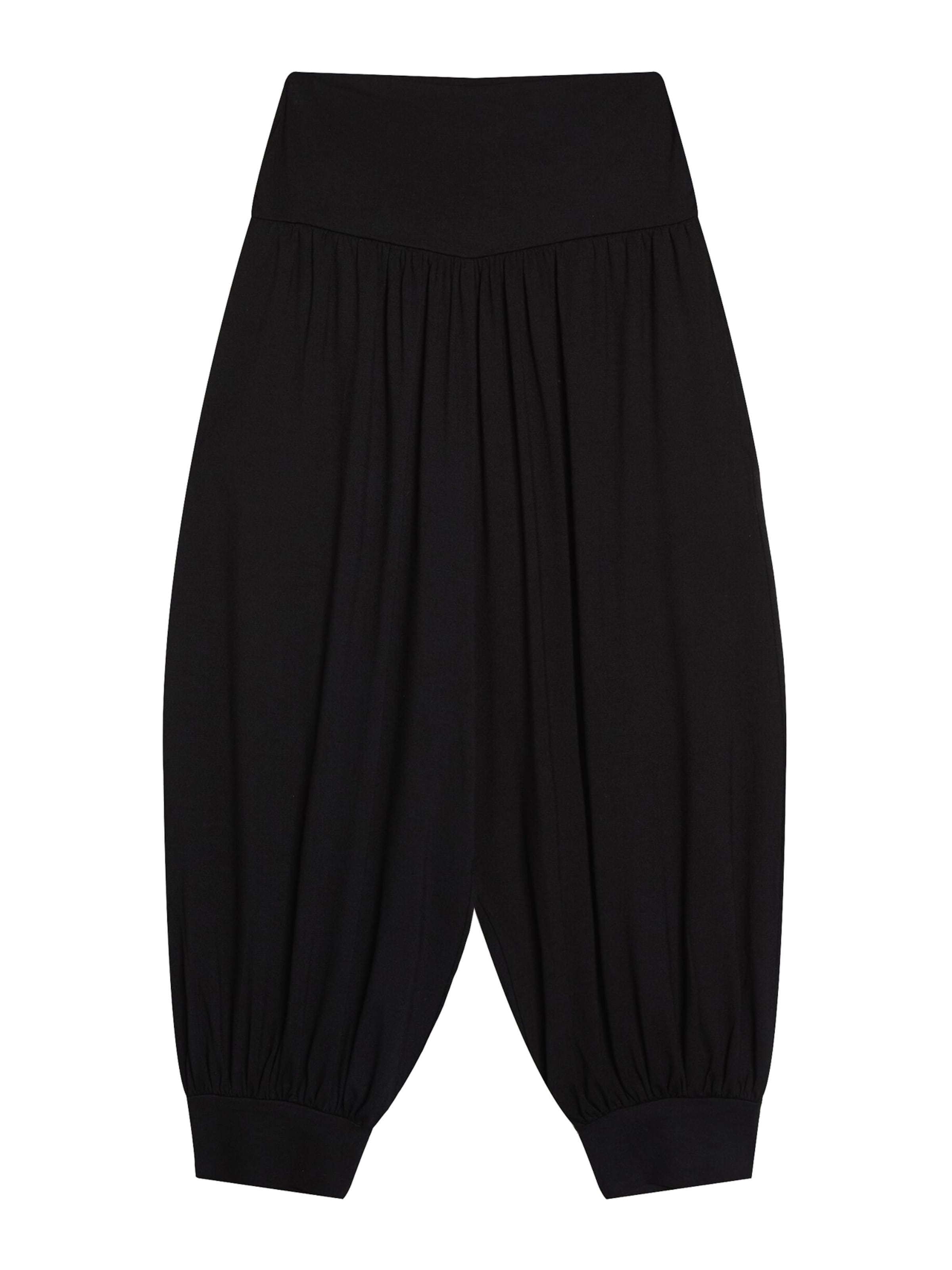 Bershka Barrel Hose in Schwarz: Vorderseite