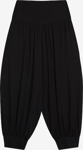 Bershka Barrel Haaremihousut värissä musta: etupuoli